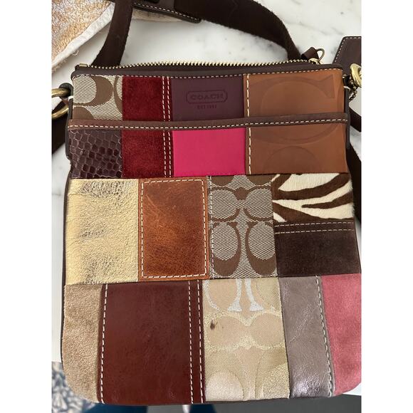Coach patchwork purse crossbody - Picture 6 of 9